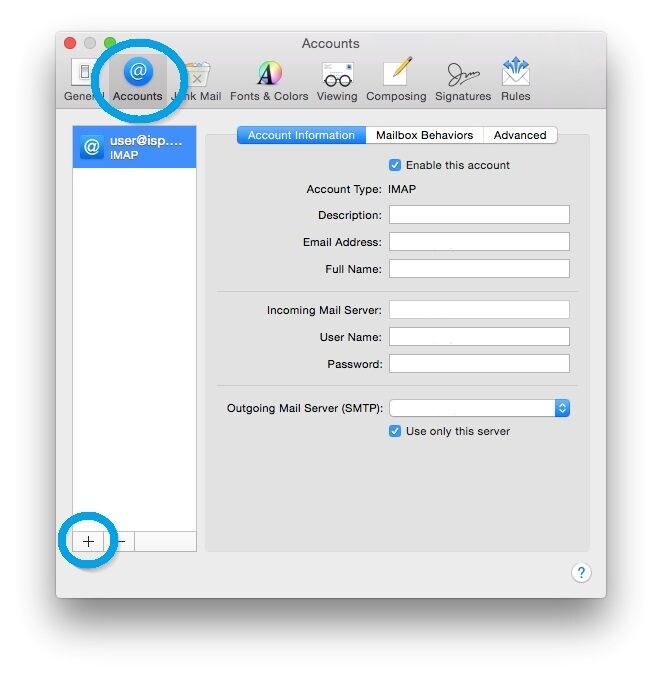 yahoo mail settings for mac
